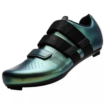 Велообувь SANTIC Road Ares Velcro, размер 42, зеленый