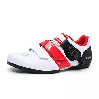 Велообувь SANTIC Unlock Andes Palladium, размер 41, белый/красный