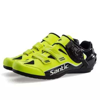 Велообувь SANTIC Unlock Caribbean Palladium, размер 40, ярко-зеленый