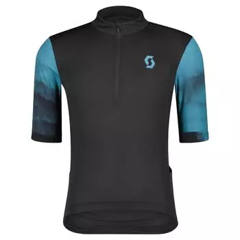 Велорубашка SCOTT - мужская - Gravel 10, черный / синий