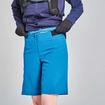 Велошорты для горного велосипеда женские черные ST 900 Rockrider