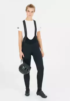 Велошорты ELITE LAB "Bike Elite X1" с термофункцией и подтяжками, черный