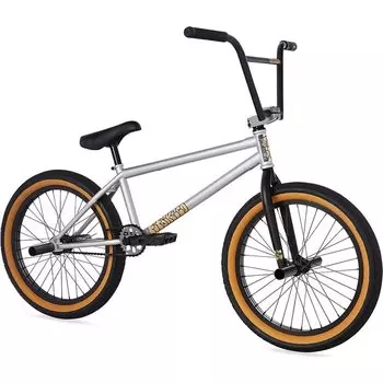 Велосипед BMX FitBikeCo STR Freecoaster 20", серебристый