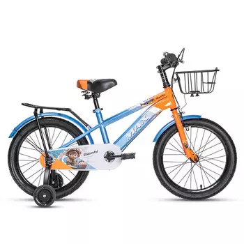 Велосипед детский MAX BIKE Bambi 16", оранжевый/голубой