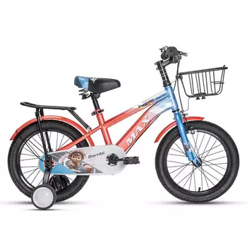 Велосипед детский MAX BIKE Bambi 16", синий/красный