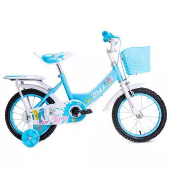 Велосипед детский MAX BIKE Lucy 2 14", голубой