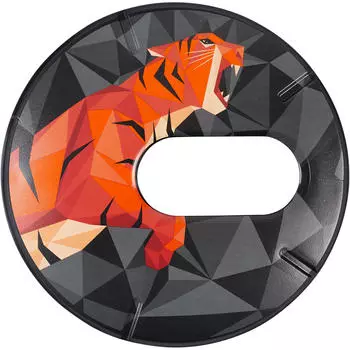 Велосипед с защитой цепи 20 дюймов оригинал 500 черный BTWIN, черный / оранжевый