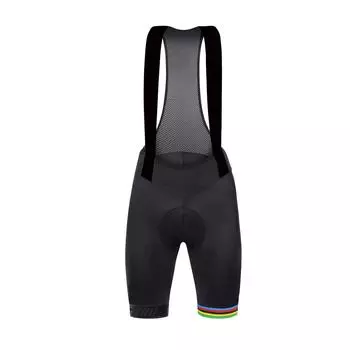 Велосипедки на лямках Santini UCI Rainbow Collection черные