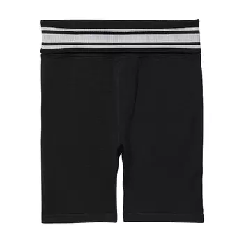 Велосипедки Victoria's Secret Pink Flip It Seamless Foldover, черный