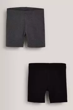 Велосипедки в упаковке из двух штук Next, черный