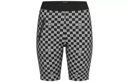 Велосипедки женские Louis Vuitton, черный / серый