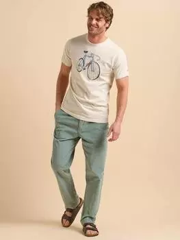 Велосипедная футболка Brakeburn, бежевый