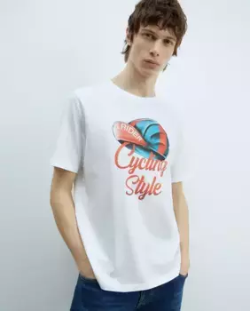 Велосипедная футболка Sfera, белый