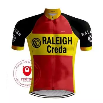 Велосипедная футболка в стиле ретро TI-Raleigh - REDTED, красный
