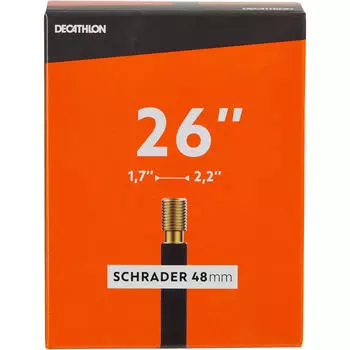 Велосипедная камера 26x1,7-2,2 - Schrader Decathlon