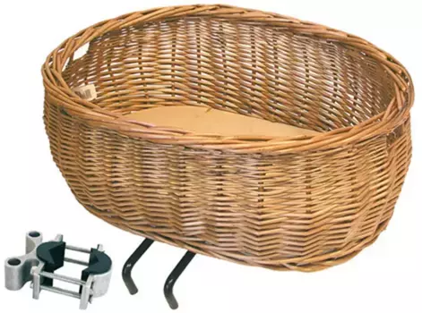 Велосипедная корзина Василий "Плетеная корзина Василий "Плутон"" Basil, коричневый