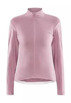 Велосипедная куртка, воротник стойка, однотонная, женская CRAFT, цвет Dawn