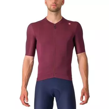 Велосипедная майка Castelli, цвет deep bordeaux/silver moon