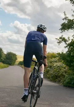 Велосипедная майка Mens Core Lightweight Rapha, средневековый сине-белый алиссум
