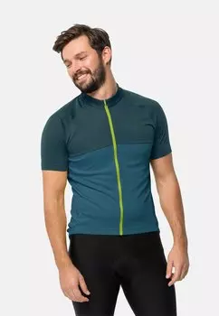 Велосипедная майка MOROBBIA FZ T M Jack Wolfskin, цвет blue daze