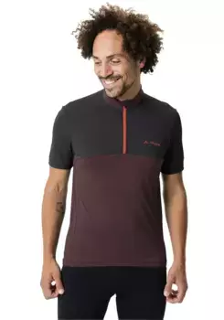Велосипедная майка VAUDE "MEN'S MATERA HZ TRICOT", 3 задних кармана, черный