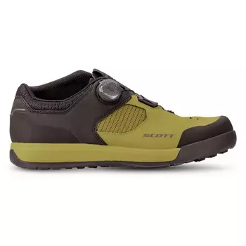 Велосипедная обувь Scott MTB Shr Alp Boa Evo Tuned, цвет Matt Black/Savanna Green
