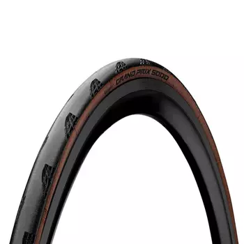 Велосипедная шина Continental Grand Prix 5000 Foldable, 700x28C, чёрный/прозрачный