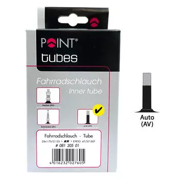 Велосипедная трубка Point 24 x 1,75/2,125 Schrader 40 мм