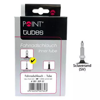 Велосипедная трубка Point 26 x 1,75/2,125 Presta 33 мм