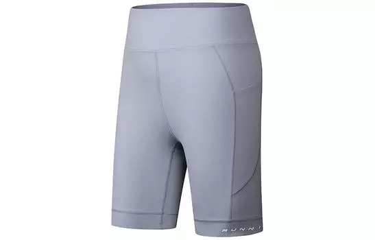 Велосипедные брюки Anta Running Collection женские, цвет «древесный пепельно-серый»
