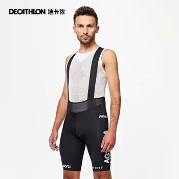 Велосипедные брюки Decathlon AG2R WorldTour Racing Team Реплика велосипедных нагрудников M-5230972