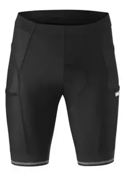 Велосипедные брюки Gonso "Намбино", велосипедные шорты с карманами для вещей, черный