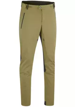 Велосипедные брюки Gonso "SKARN LIGHT M", длинные мужские велосипедные шорты, брюки из софтшелла с вентиляцией на внутренней стороне штанин, зеленый