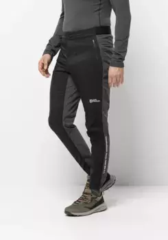 Велосипедные брюки Jack Wolfskin "MOROBBIA ALPHA PANTS M", черный