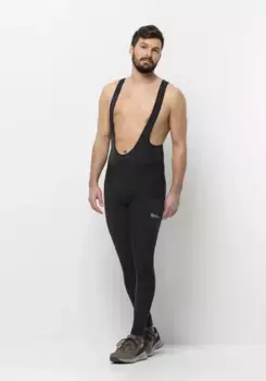Велосипедные брюки Jack Wolfskin "MOROBBIA BIB TIGHTS M", черный