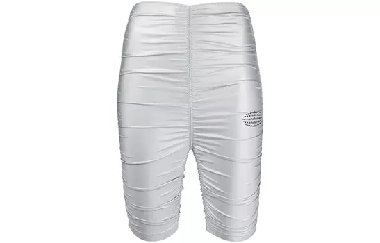 Велосипедные брюки женские серебристые Alexander Wang, Silver