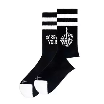 Велосипедные носки American Socks, черный/белый