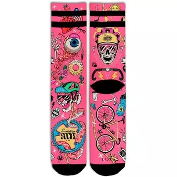 Велосипедные носки American Socks, розовый