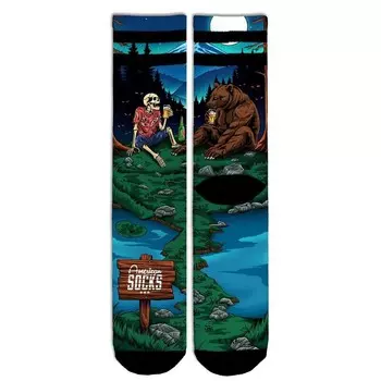 Велосипедные носки American Socks, зеленый