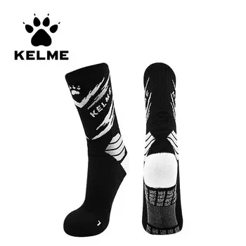 Велосипедные носки KELME для мужчин и женщин, спортивные носки для шоссейных велосипедов, носки для бега, спортивные баскетбольные носки до середины икры, профессиональные