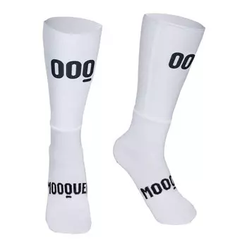 Велосипедные носки Mooquer, белый/черный