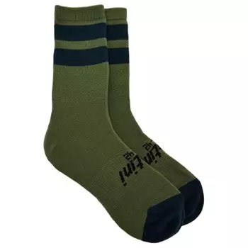 Велосипедные носки Santini Riga Wool High Profile Socks, цвет Military Green
