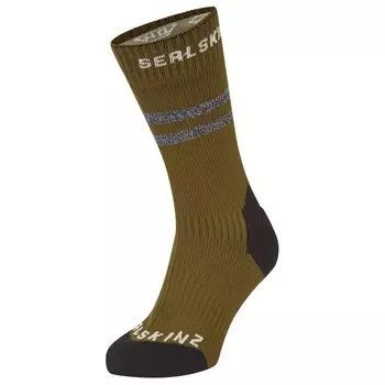 Велосипедные носки Sealskinz Runton, оливковый