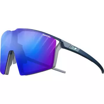 Велосипедные очки Edge Reactiv High Contrast 1-3 матовые сине-серые JULBO, цвет blau