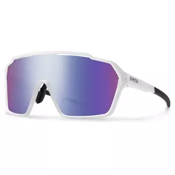 Велосипедные очки Smith Shift XL MAG Mirror S3 (VLT 15%) + S0 (VLT 89%), белый