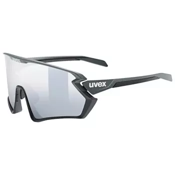 Велосипедные очки Uvex Sportstyle 231 2 0 Mirror Cat 2, цвет Black/Grey Matt