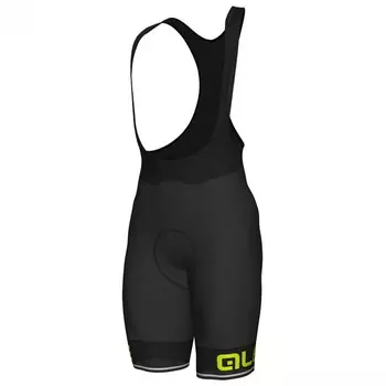 Велосипедные шорты Al Bibshorts Solid Corsa, цвет Black/Fluo Yellow