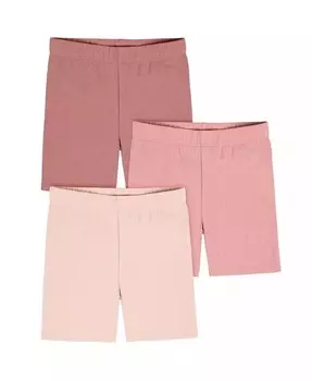 Велосипедные шорты для девочек-подростков, 3 шт Gerber, розовый