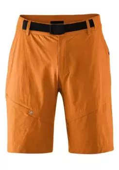 Велосипедные шорты Gonso "Arico 0", короткие мужские велосипедные шорты с подкладкой сиденья, водоотталкивающие, включая ремень, цвет Orange