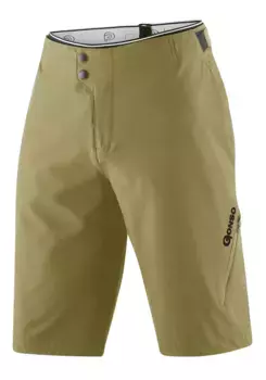 Велосипедные шорты Gonso "Fumero", короткие мужские велосипедки с подкладкой на сидении, водоотталкивающие и простые в уходе, зеленый